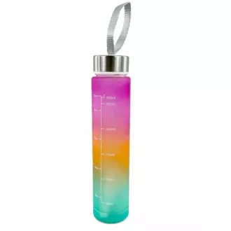 Motivacijska športna steklenica 3v1, 2000 ml   900 ml   300 ml, črna