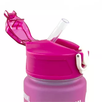 Motivacijska športna steklenica 3v1, 2000 ml   900 ml   300 ml, črna