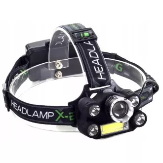 Žaromet CREE 1 x XM-L T6   4 x močan Q5 beli   1 x močan COB   trak ZOOM