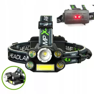Žaromet CREE 1 x XM-L T6   4 x močan Q5 beli   1 x močan COB   trak ZOOM