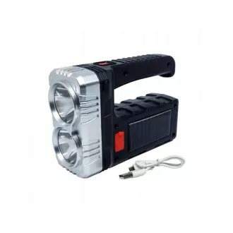AKU svetilka LED CREE XM-L T6   sončna energija