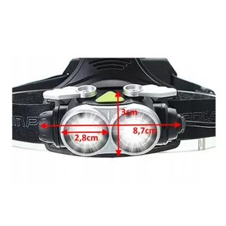 USB žaromet LED CREE, vodila tipa 2x XM-L T6X USB žaromet LED CREE, vodila tipa 2x XM-L T6X