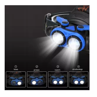USB žaromet LED CREE, vodila tipa 2x XM-L T6X USB žaromet LED CREE, vodila tipa 2x XM-L T6X