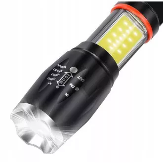 USB svetilka COB U3 LED s funkcijo ZOOM 9W