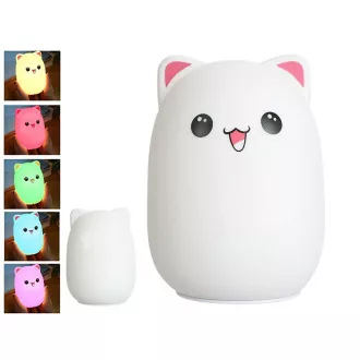 Otroška nočna svetilka LED CAT RGB