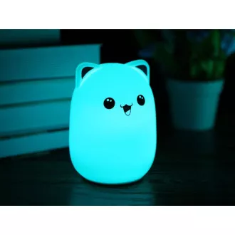 Otroška nočna LED luč CAT RGB   USB kabel