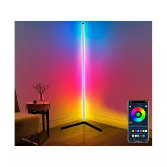 Talna svetilka RGB LED v kotu, z daljinskim upravljalnikom Talna svetilka RGB LED v kotu, z daljinskim upravljalnikom