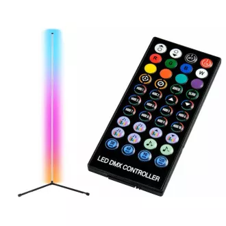Talna svetilka RGB LED v kotu, z daljinskim upravljalnikom Talna svetilka RGB LED v kotu, z daljinskim upravljalnikom