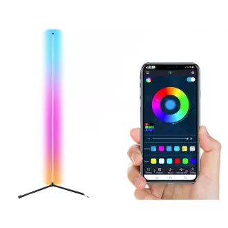 Talna svetilka RGB LED v kotu, z daljinskim upravljalnikom Talna svetilka RGB LED v kotu, z daljinskim upravljalnikom