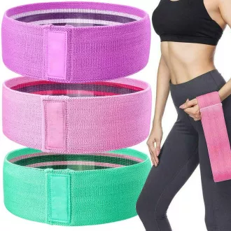 Komplet 3 elastik za vadbo odpornosti, 5-20 kg