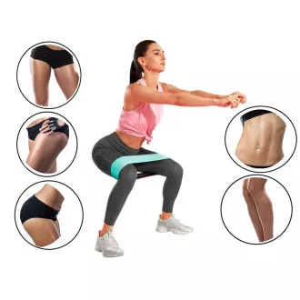 Komplet 3 elastik za vadbo odpornosti, 5-20 kg