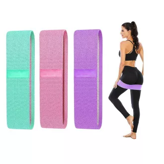 Komplet 3 elastik za vadbo odpornosti, 5-20 kg