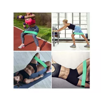 Komplet 3 elastik za vadbo odpornosti, 5-20 kg
