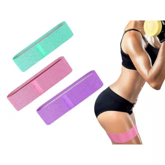 Komplet 3 elastik za vadbo odpornosti, 5-20 kg