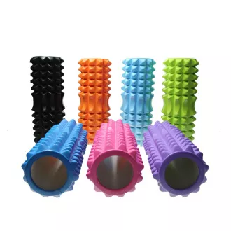 Masažni valj za fitnes ROLLER YOGA 32x13cm, črn