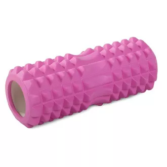 Masažni valj za fitnes ROLLER YOGA 32x13cm, vijolična