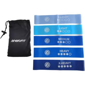 Set odpornih gum za vadbo 5v1 ENERO FIT