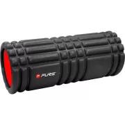 Fitnes masažni valj PURE 2 IMPROVE 33x15 cm, črn