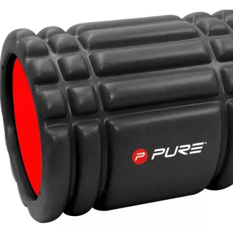Fitnes masažni valj PURE 2 IMPROVE 33x15 cm, črn