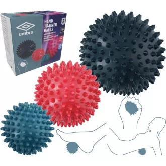UMBRO Kroglice z bodicami za masažo, 3 kosi