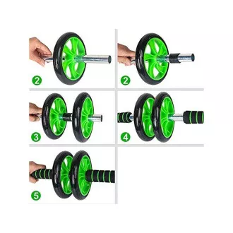 Fitnes kolo RX-156 z blazinico, zeleno