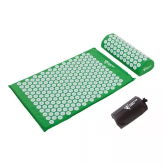 Podloga za vadbo Acupressure PREMIUM z blazino 67x42x2 cm, črna