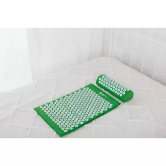 Podloga za vadbo Acupressure PREMIUM z blazino 67x42x2 cm, črna