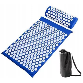 Podloga za vadbo Acupressure PREMIUM z blazino 67x42x2 cm, črna