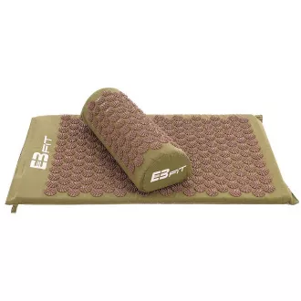 Podloga za vadbo Acupressure PREMIUM z blazino 67x42x2 cm, Mascara khaki