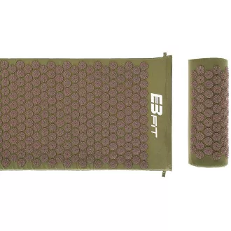 Podloga za vadbo Acupressure PREMIUM z blazino 67x42x2 cm, Mascara khaki