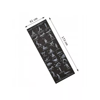 Podloga za jogo Črna, 61x173x0,6 cm Podloga za jogo Črna, 61x173x0,6 cm