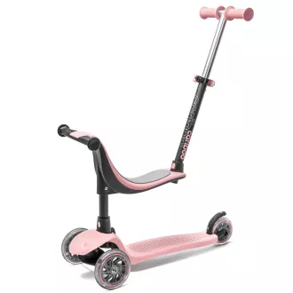 Trikolesni skuter Cariboo Twist 3v1 s kolesi LED, roza Trikolesni skuter Cariboo Twist 3v1 s kolesi LED, roza