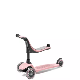 Trikolesni skuter Cariboo Twist 3v1 s kolesi LED, roza Trikolesni skuter Cariboo Twist 3v1 s kolesi LED, roza