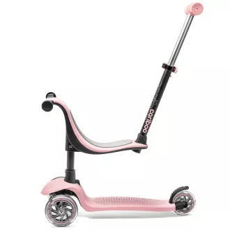 Trikolesni skuter Cariboo Twist 3v1 s kolesi LED, roza Trikolesni skuter Cariboo Twist 3v1 s kolesi LED, roza