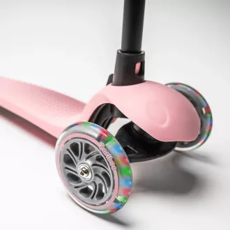 Trikolesni skuter Cariboo Twist 3v1 s kolesi LED, roza Trikolesni skuter Cariboo Twist 3v1 s kolesi LED, roza