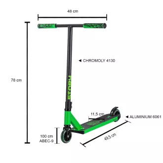 Skuter Freestyle Story Diablo Green