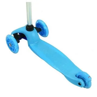 MINI SCOOTER trikolesni skuter s svetlečimi kolesi, modre barve - Razpakirano MINI SCOOTER trikolesni skuter s svetlečimi kolesi, modre barve - Razpakirano