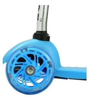MINI SCOOTER trikolesni skuter s svetlečimi kolesi, modre barve - Razpakirano MINI SCOOTER trikolesni skuter s svetlečimi kolesi, modre barve - Razpakirano