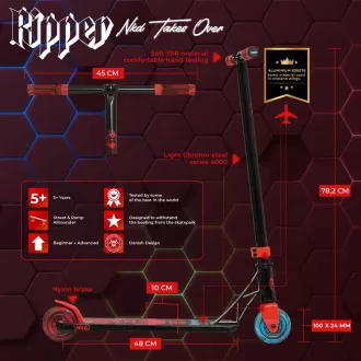 Skuter prostega sloga NKD Ripper Red Skuter prostega sloga NKD Ripper Red
