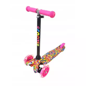 MINI SCOOTER trikolesni skuter z žarečimi kolesi, BONBON MINI SCOOTER trikolesni skuter z žarečimi kolesi, BONBON