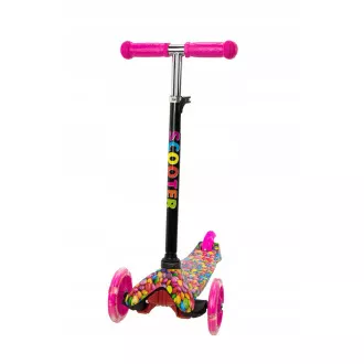 MINI SCOOTER trikolesni skuter z žarečimi kolesi, BONBON MINI SCOOTER trikolesni skuter z žarečimi kolesi, BONBON