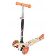 MINI SCOOTER trikolesni skuter s svetlečimi kolesi, EMOJI - Razpakirano