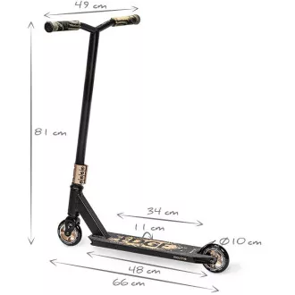 Skuter prostega sloga MOVINO Stunt EDGE, zlati Skuter prostega sloga MOVINO Stunt EDGE, zlati