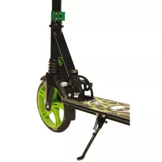 Skuter PB SKULL 2023 s stojalom, 200 mm, črno-zelen