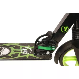 Skuter PB SKULL 2023 s stojalom, 200 mm, črno-zelen