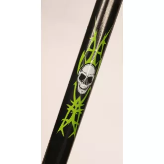 Skuter PB SKULL 2023 s stojalom, 200 mm, črno-zelen