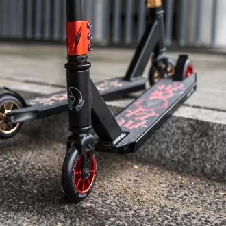 Skuter prostega sloga MOVINO Stunt EDGE, črno-rdeča izdaja