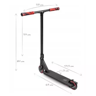 Skuter prostega sloga MOVINO Stunt MANIAC, RED Skuter prostega sloga MOVINO Stunt MANIAC, RED