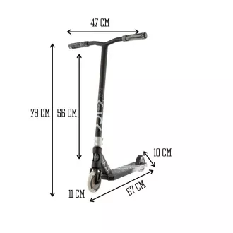 MADD GEAR Freestyle skuter Kick Pro BLACK-SILVER