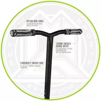 MADD GEAR Freestyle skuter Kick Pro BLACK-SILVER